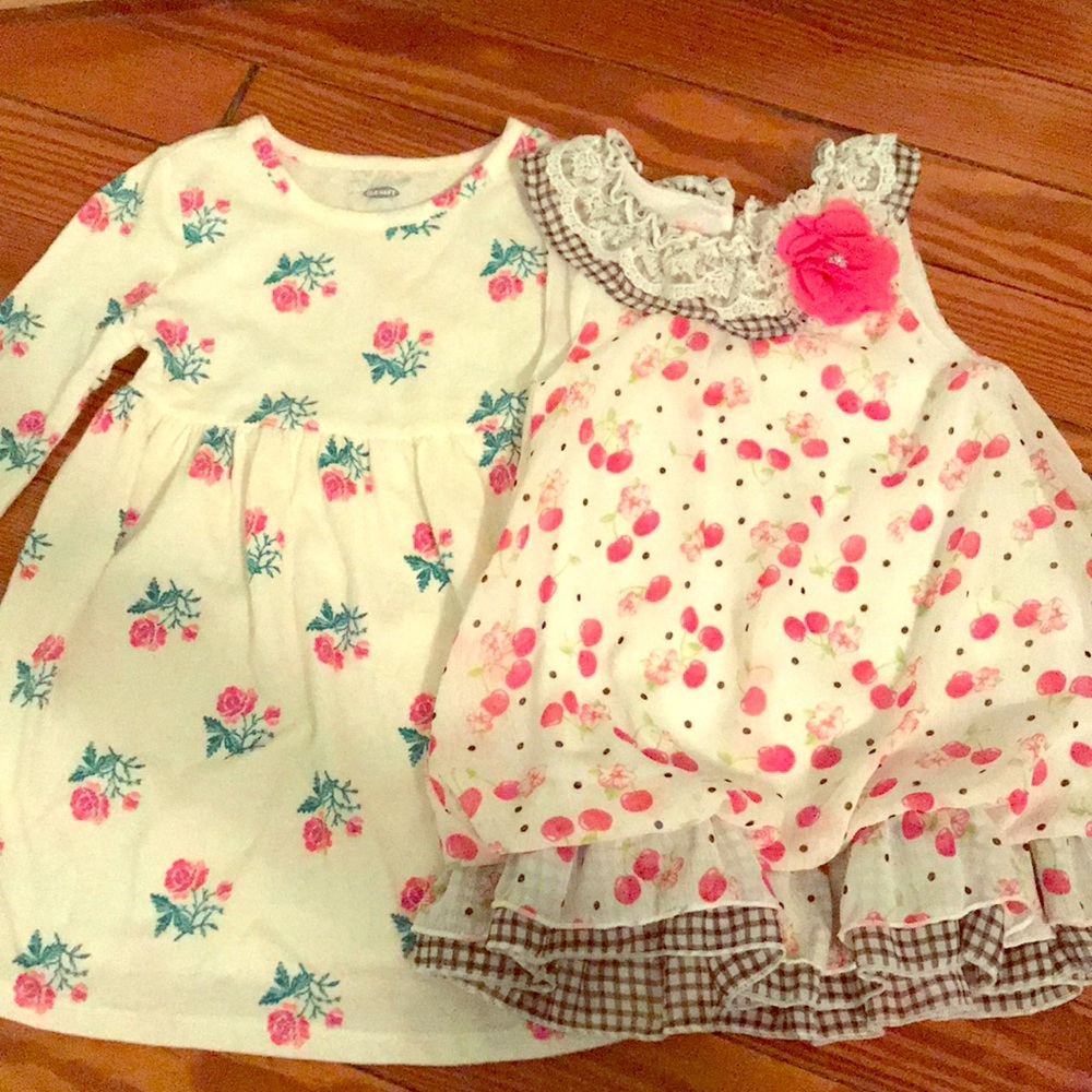 Bundle of baby girl floral dresses